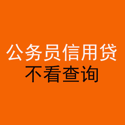 卫东公务员信用贷款